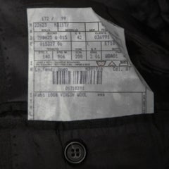 Fendi Vintage Grau Wolle Einreihiger Blazer M