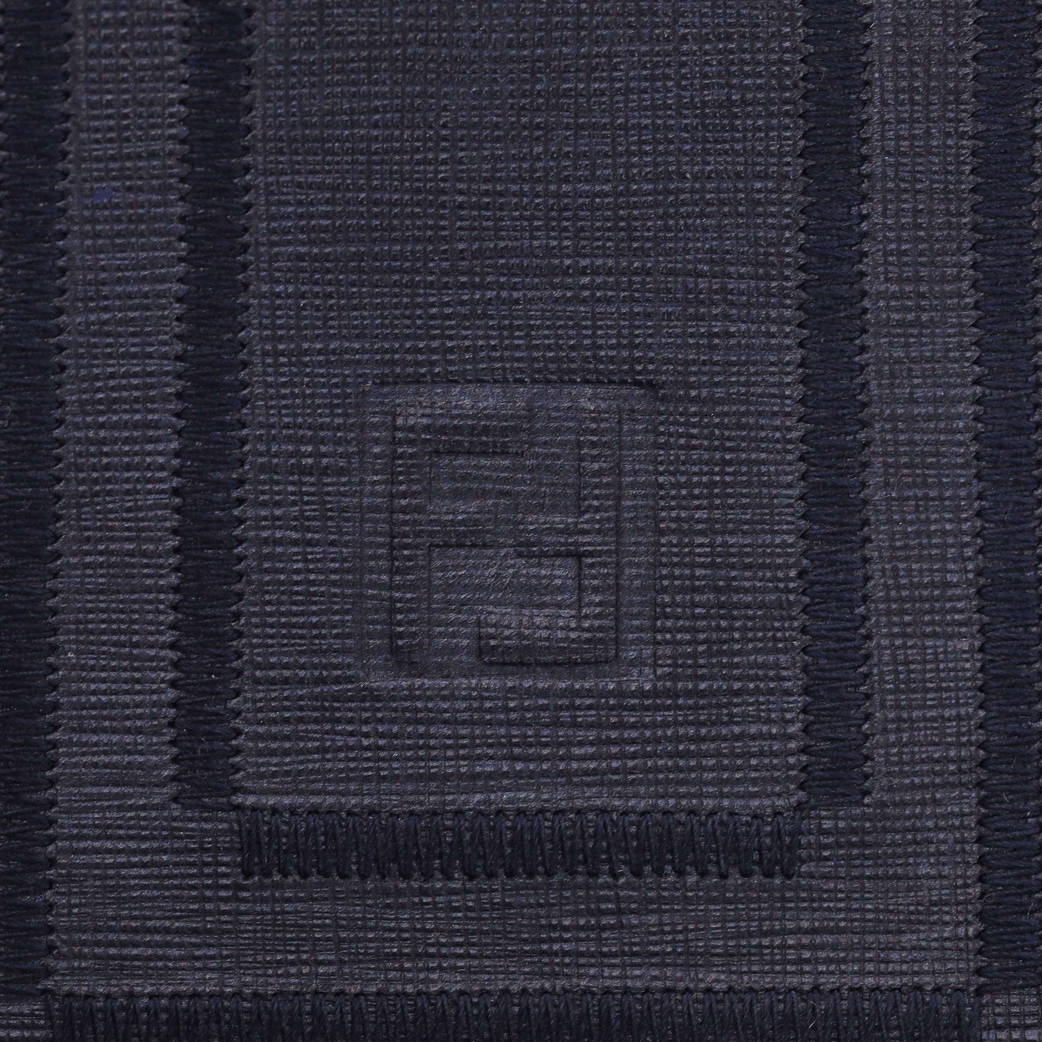 Fendi Vintage Leather Stitch Detail Crossbody/Clutch Bag 3