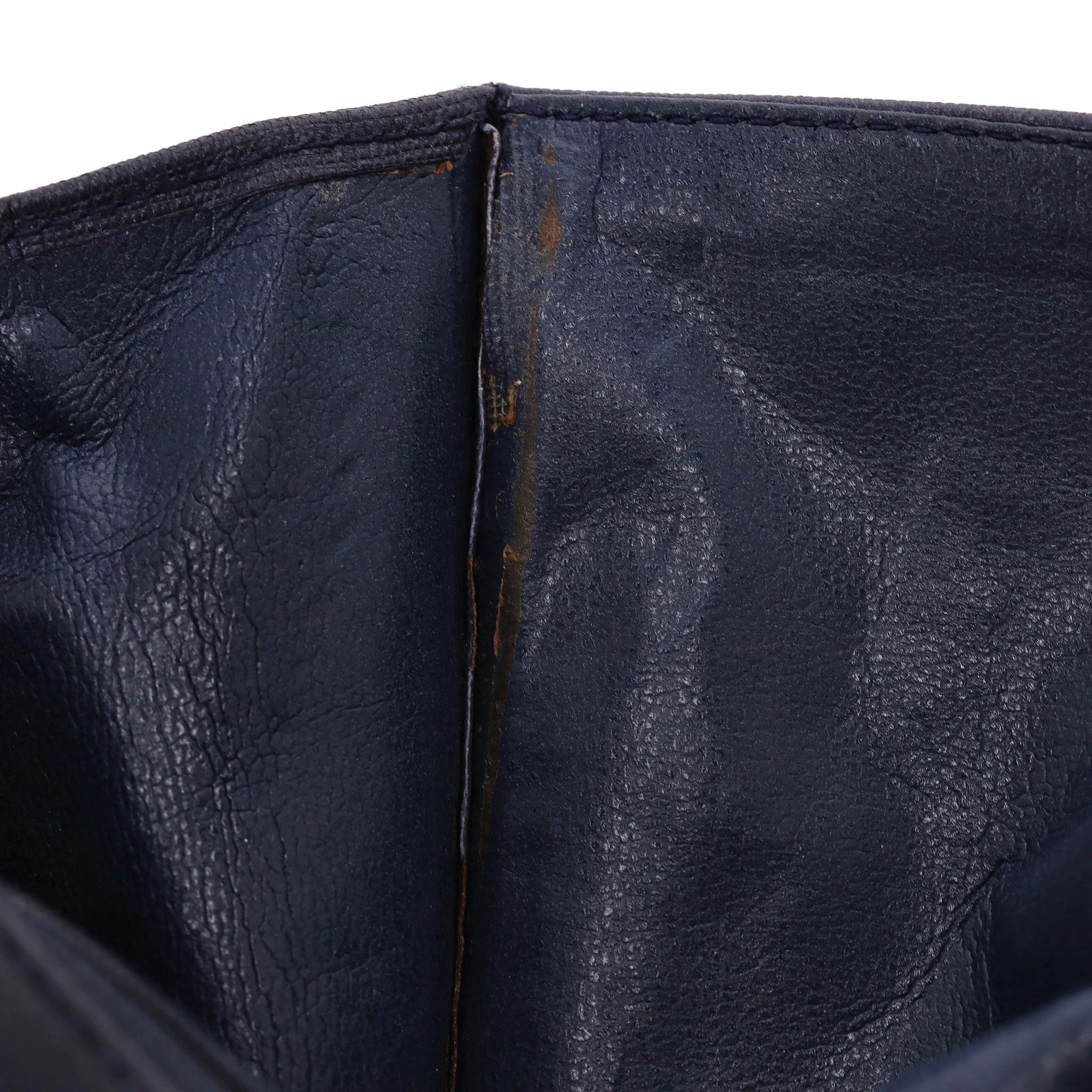Fendi Vintage Leather Stitch Detail Crossbody/Clutch Bag 4