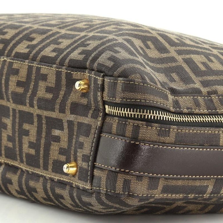 Fendi Vintage Logo Briefcase Zucca Canvas Medium at 1stDibs