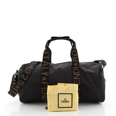 Fendi Vintage Logo Duffle Bag Nylon Medium