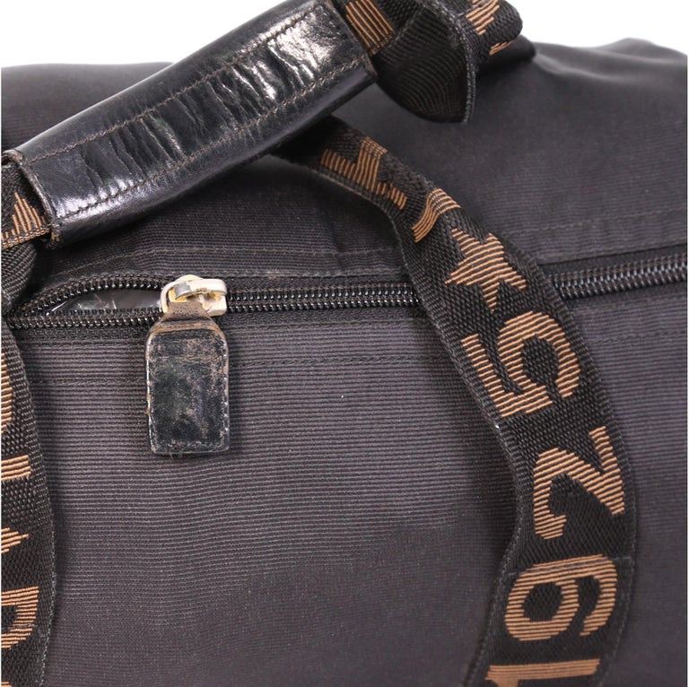 Fendi Vintage Logo Duffle Bag Nylon Small at 1stDibs fendi duffle bag