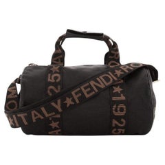 Fendi Vintage Logo Duffle Bag Nylon Small
