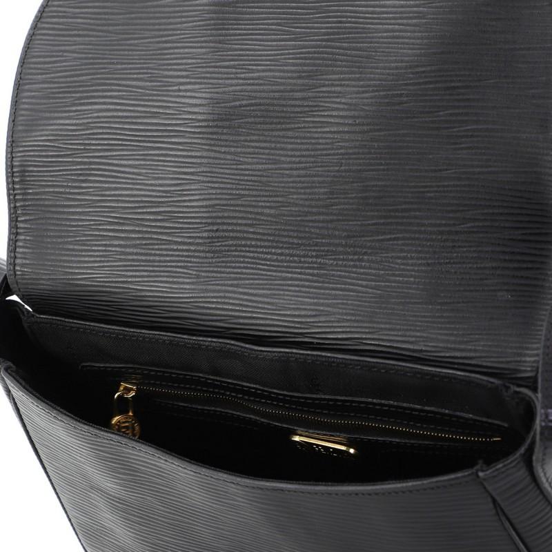 Fendi Vintage Logo Shoulder Bag Textured Leather Small 1