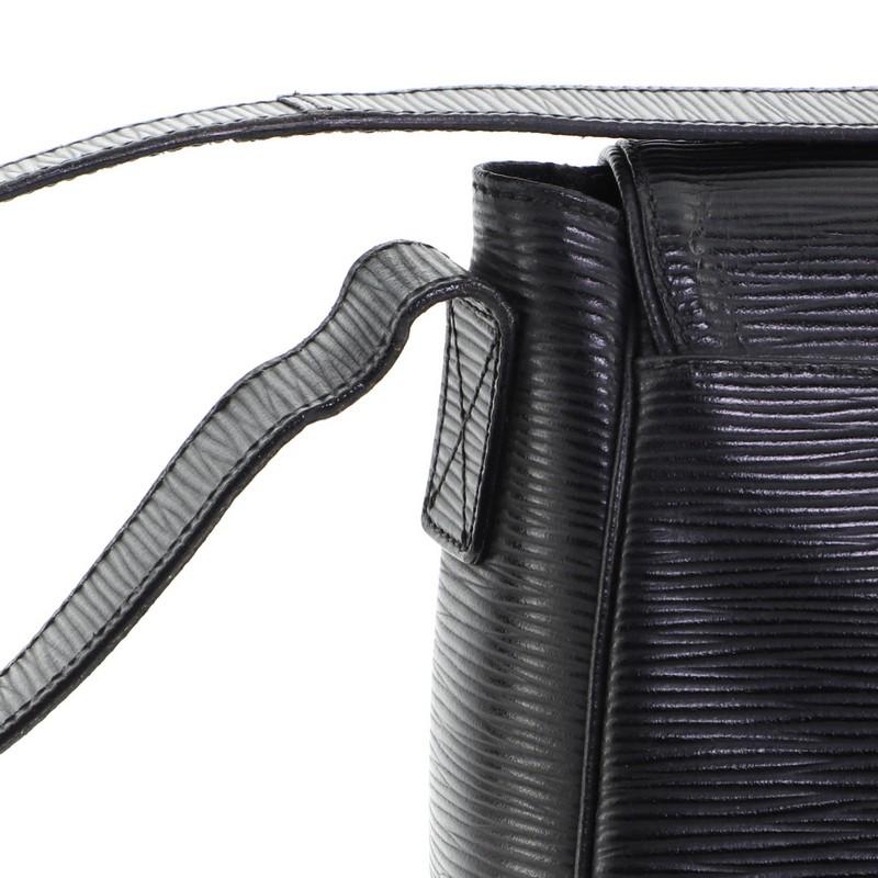 Fendi Vintage Logo Shoulder Bag Textured Leather Small 3
