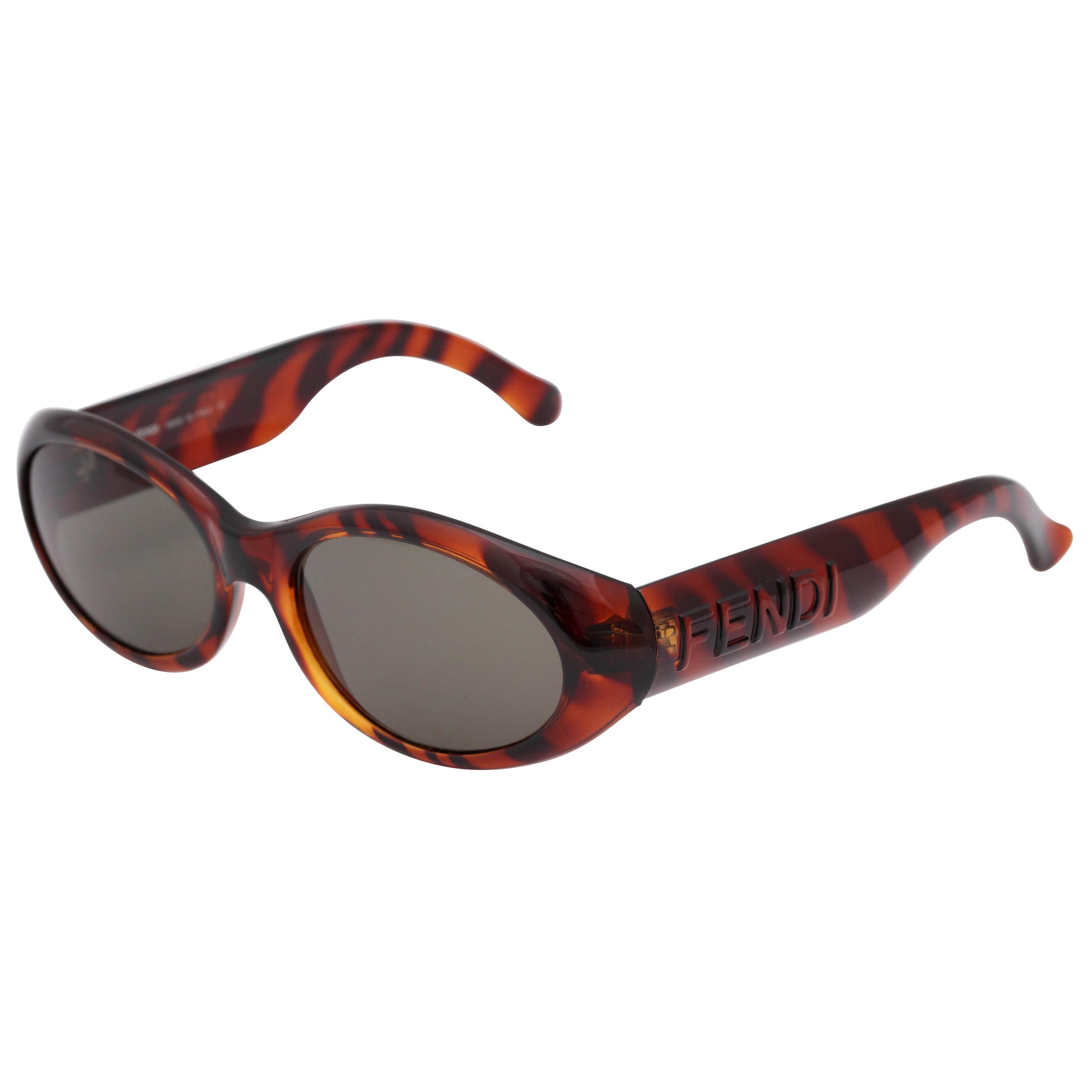 Fendi Vintage Logo Sunglasses  For Sale