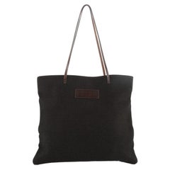 Fendi Vintage Logo Tote Canvas Large