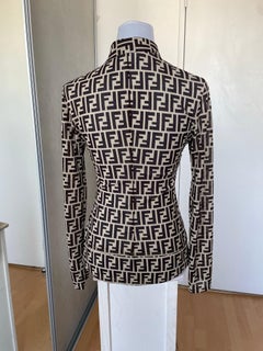 FENDI Vintage monogram blouse.