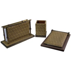 Fendi Vintage Monogram Bureau Set