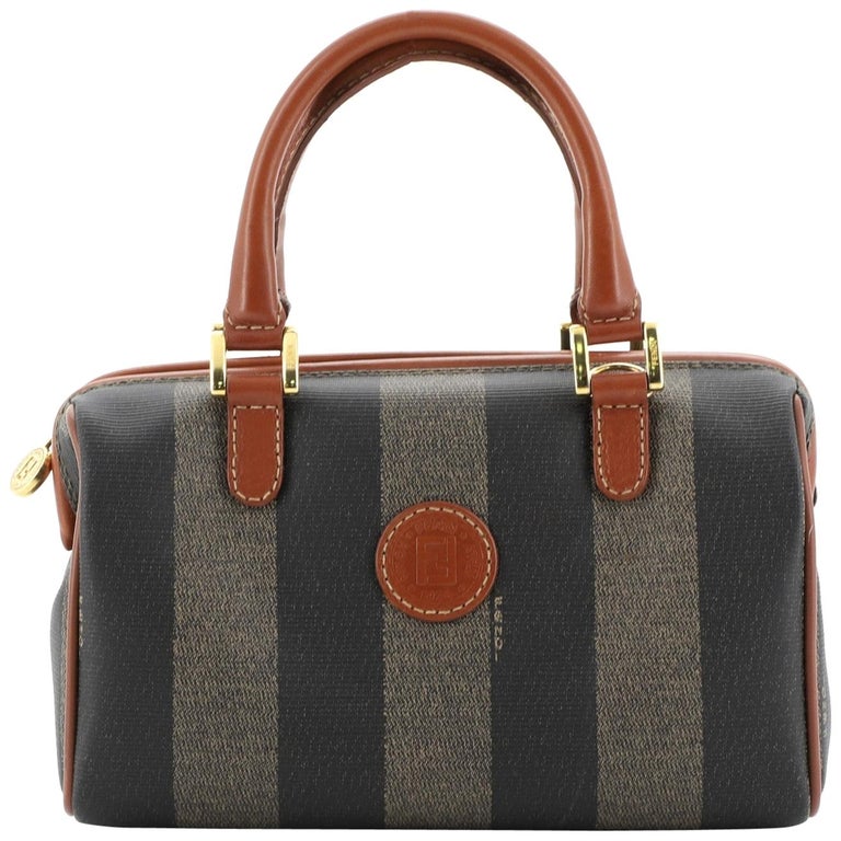Buy Cheap Fendi Mini handbag with flip and snap closure Pequin fabric back  and flat pocket bag #999937011 from