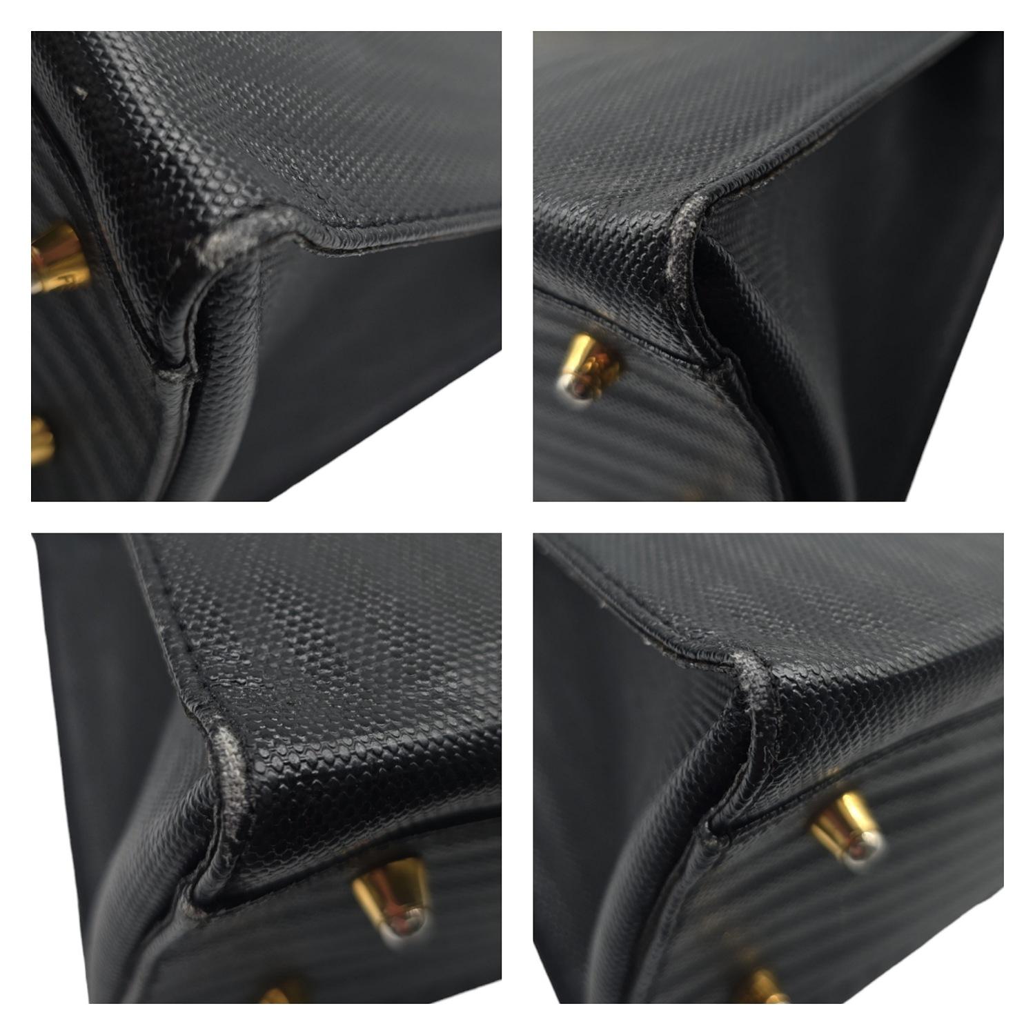 Fendi Vintage SAS Penguin Trapezförmige Henkeltasche mit Griff oben im Angebot 5