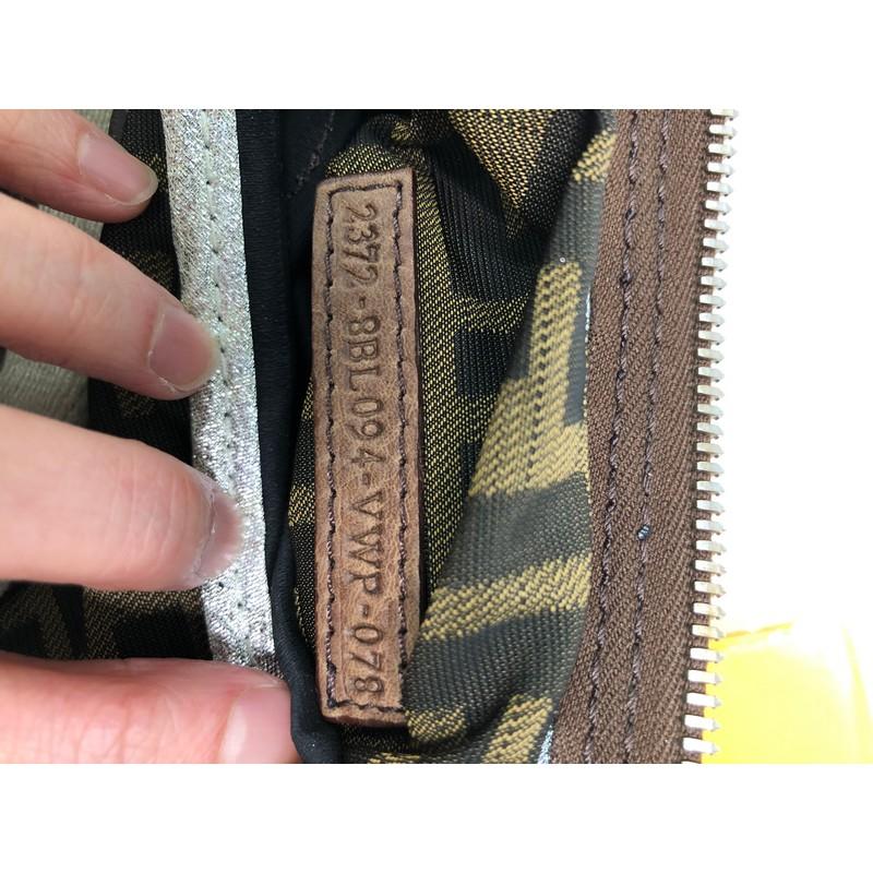 Fendi Vintage Selleria Duffle Bag Perforated Leather Large  3