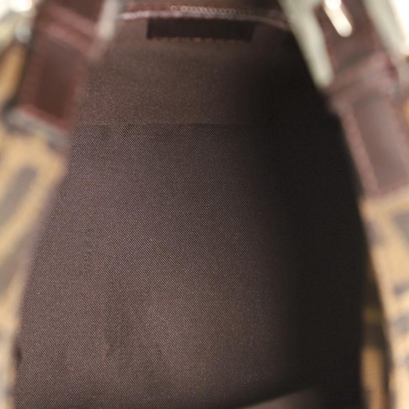 Fendi  Vintage Shoulder Bag Zucca Canvas Small In Good Condition In NY, NY