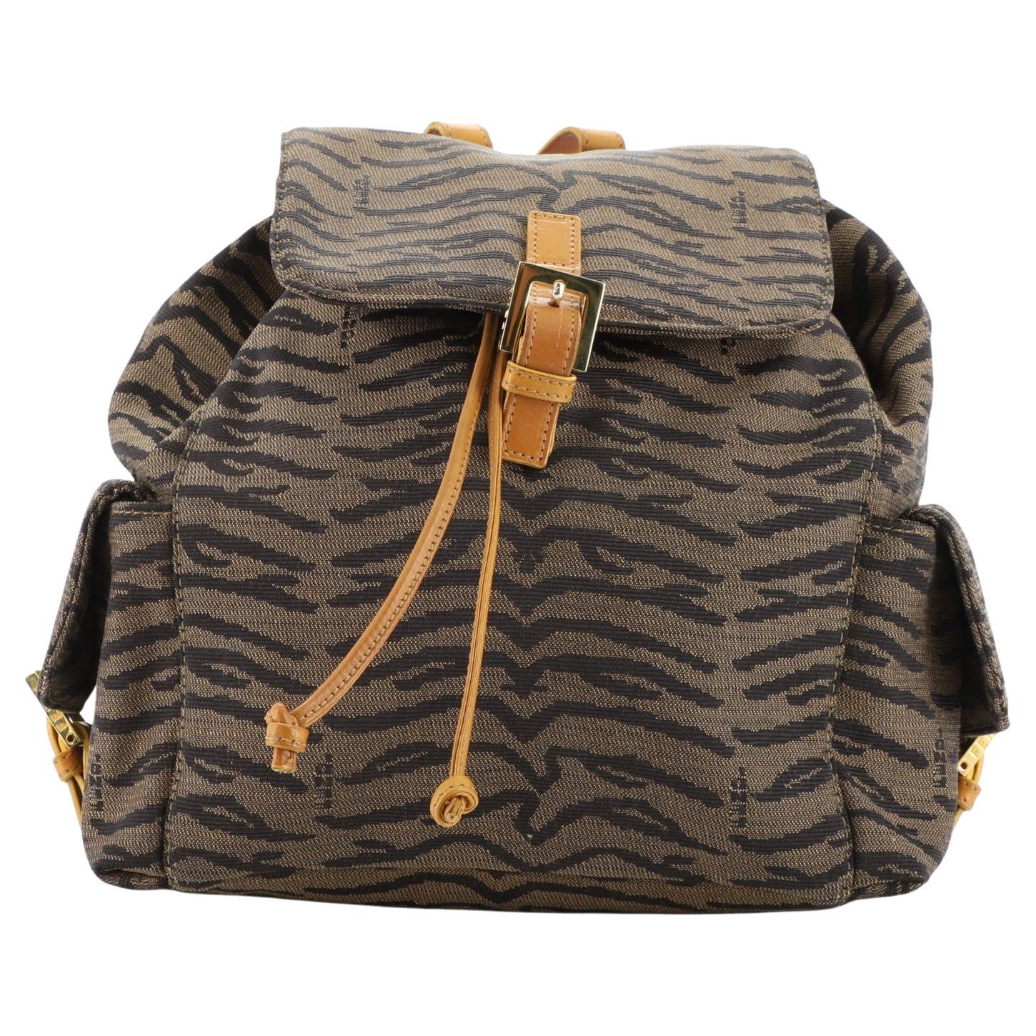 Fendi Selleria Monster Backpack Leather Large at 1stDibs