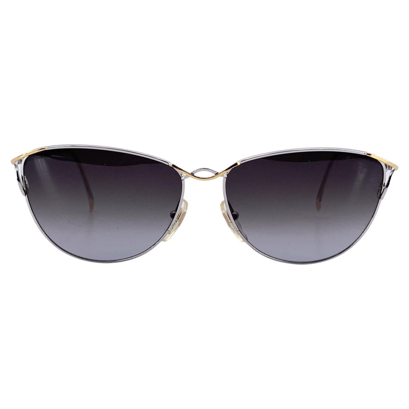 Fendi Vintage Silver Sunglasses FV 144 58/16 135mm For Sale