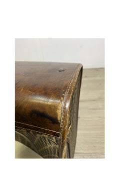 Fendi Vintage suitcase, in logoed canvas and leather parts.