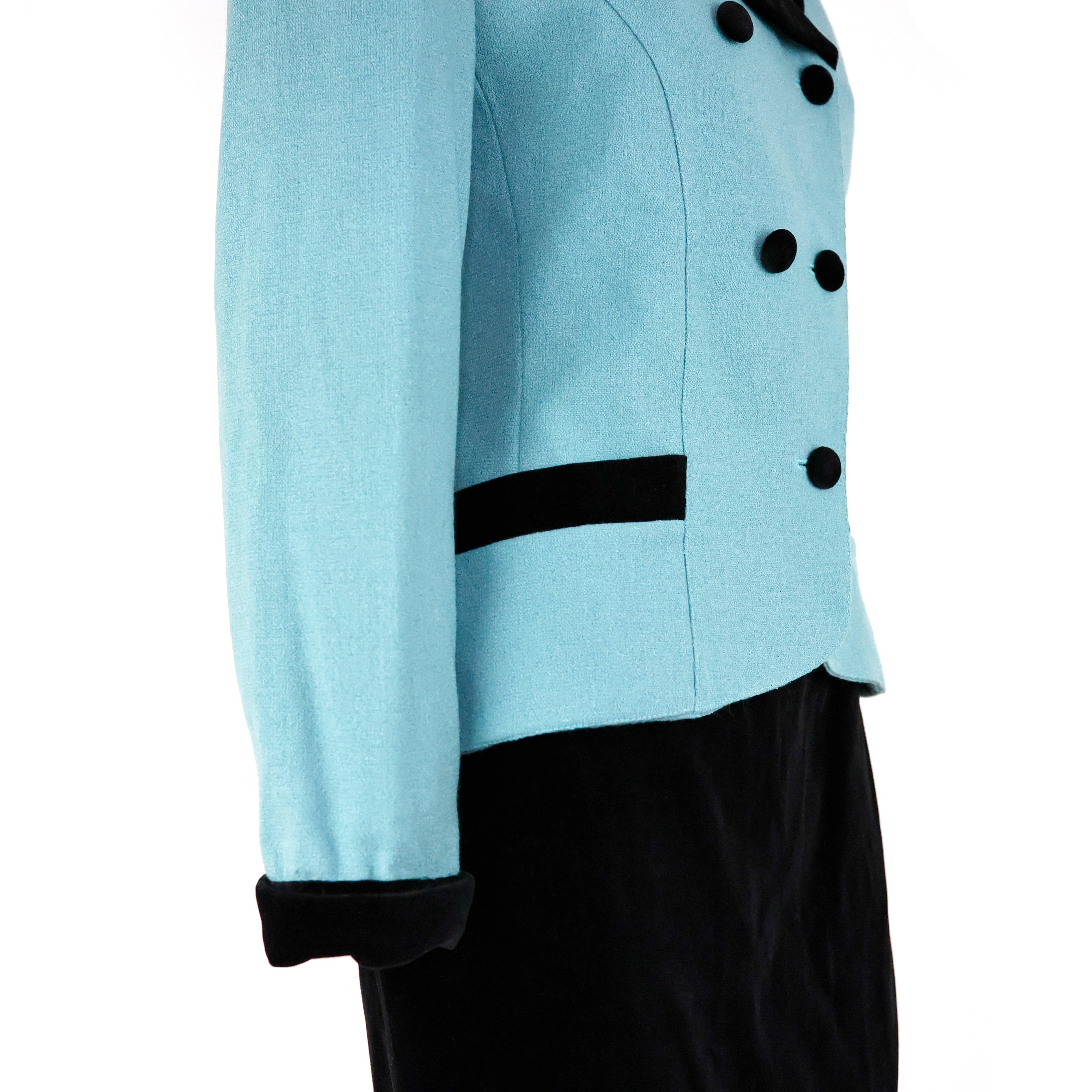 Women's Fendi Vintage Tailleur / Dress in Wool For Sale