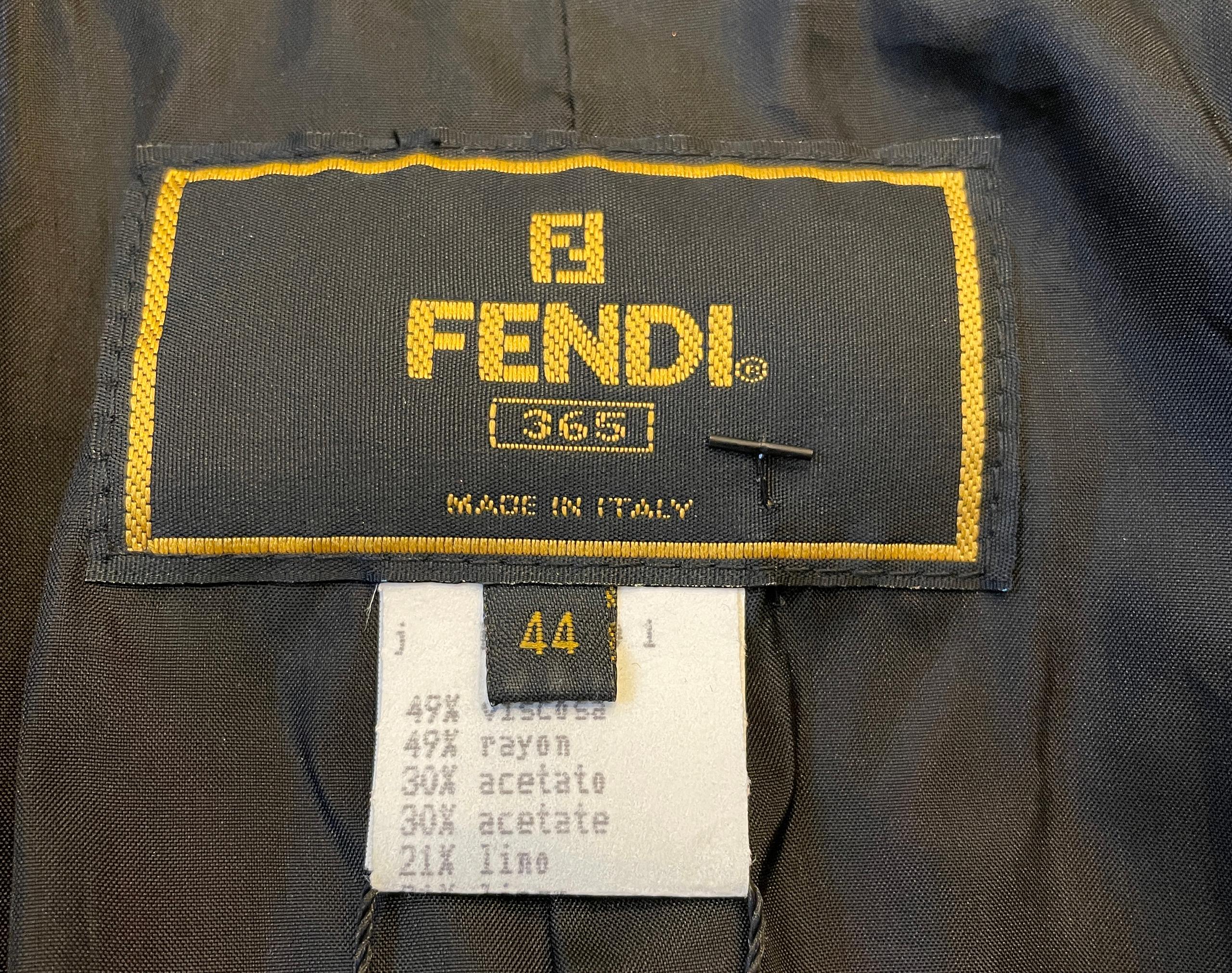 Combinaison pantalon deux pièces vintage Fendi en vente 7