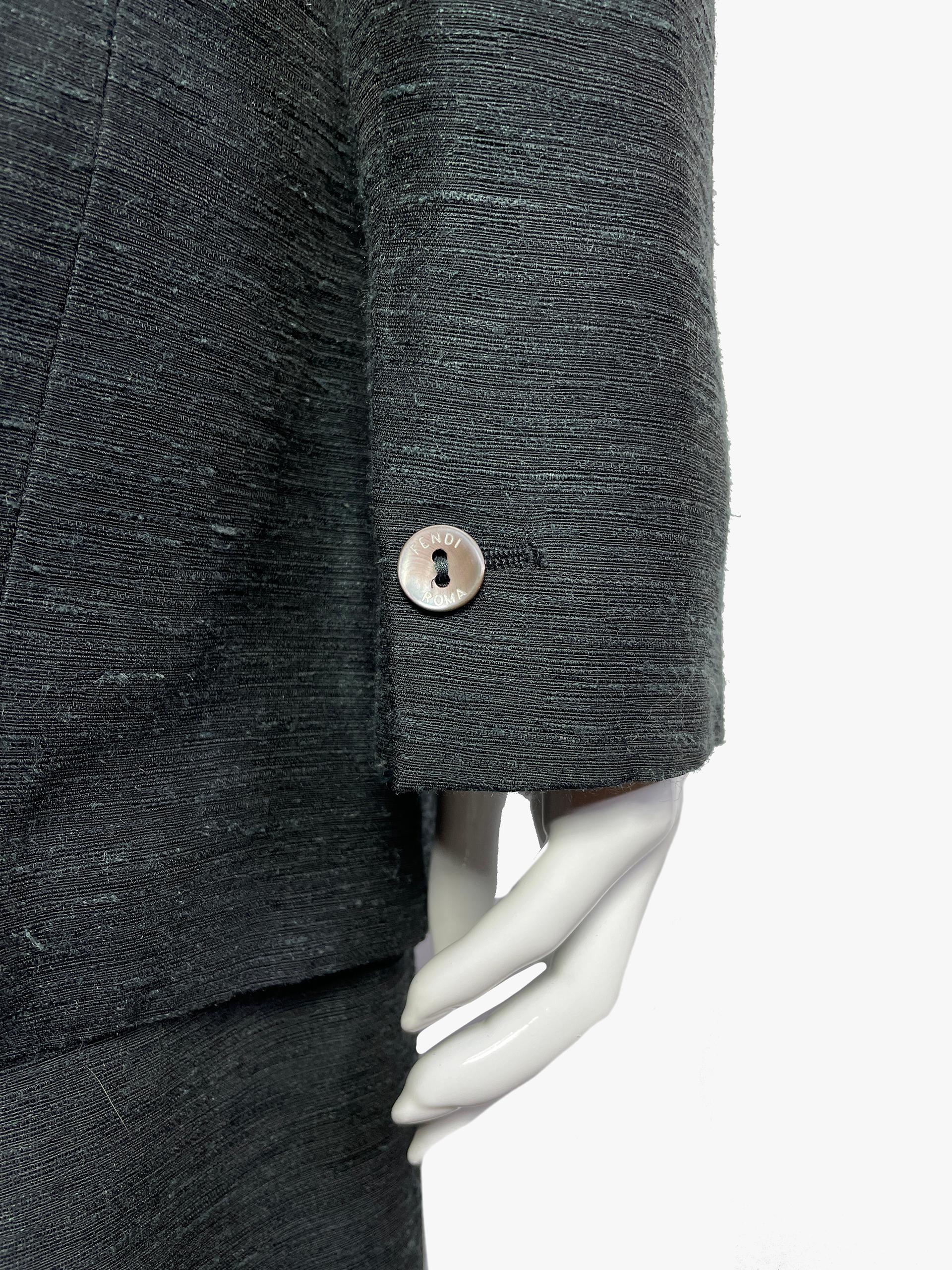 Combinaison pantalon deux pièces vintage Fendi Bon état - En vente à New York, NY