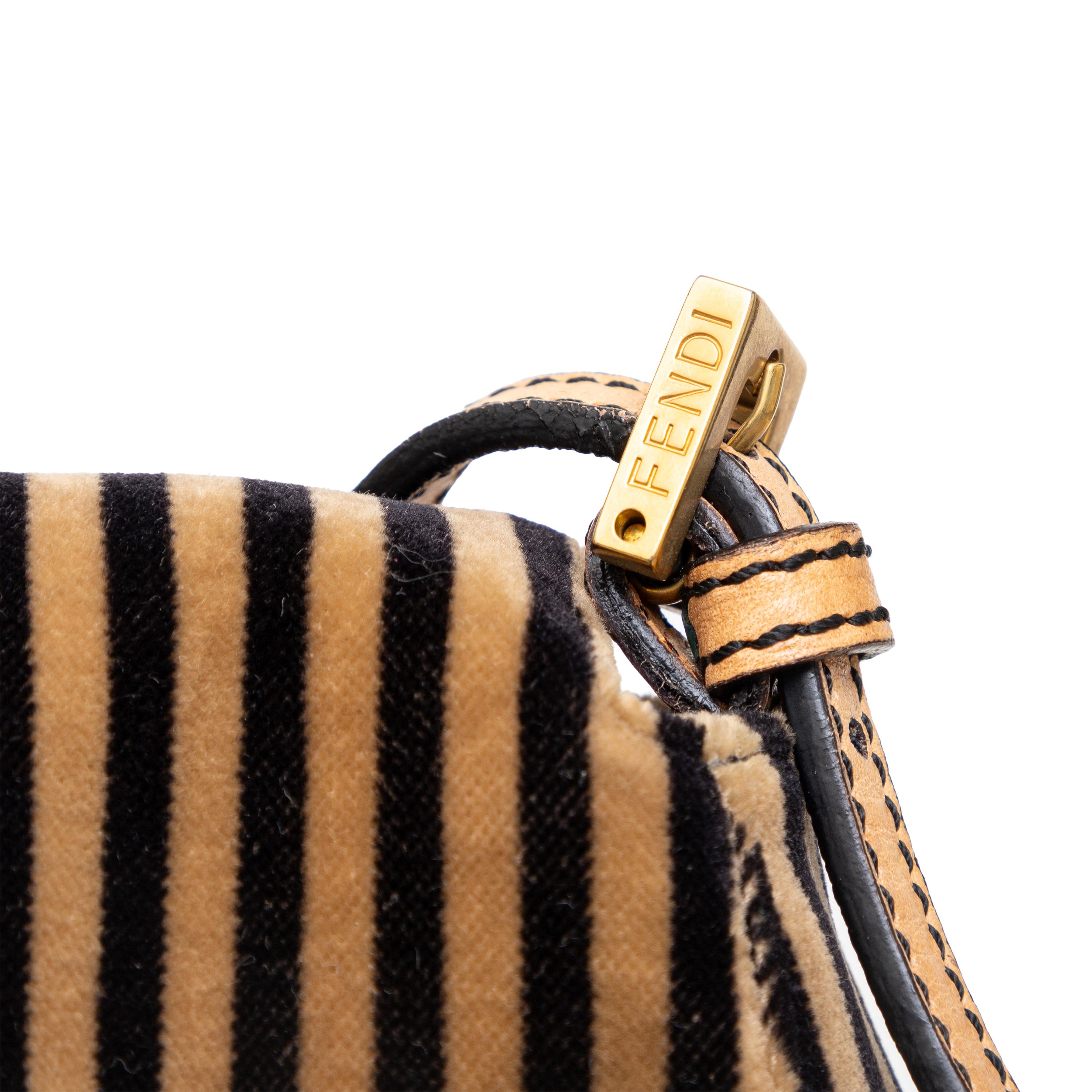 Fendi Vintage Velvet Baguette - '00s 2