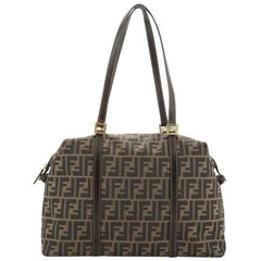 Fendi Vintage Zip Tote Zucca Canvas Medium