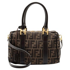 Fendi Vintage Zucca Small Boston Bag