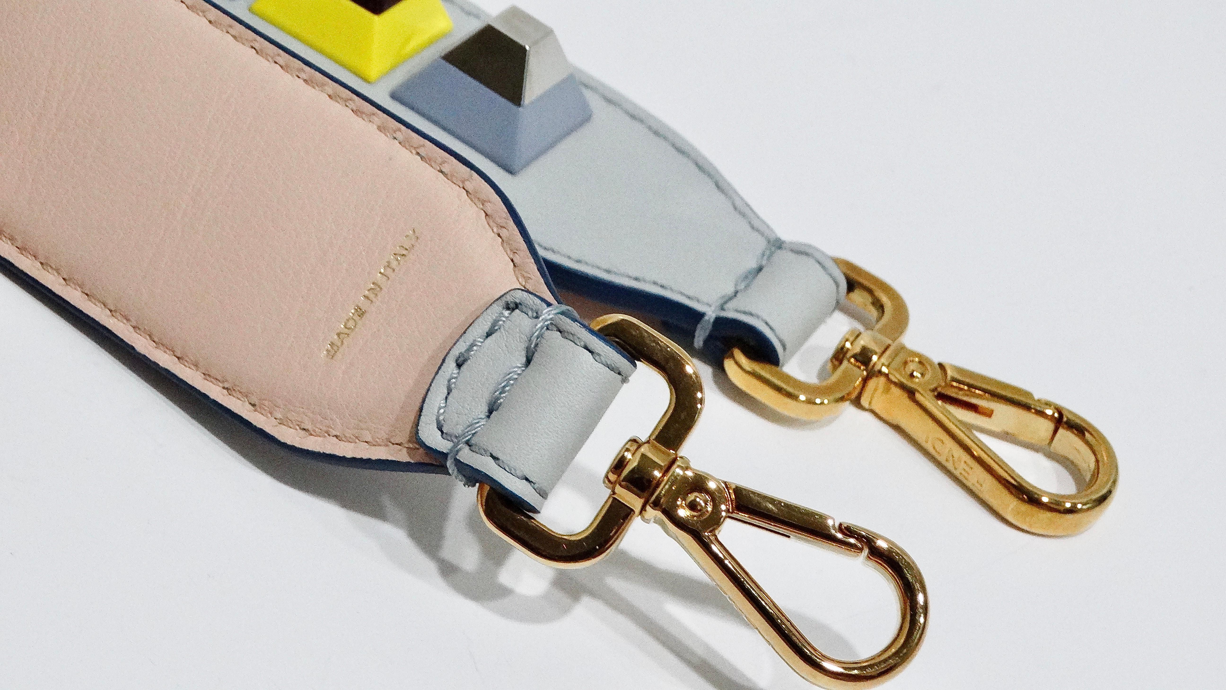Fendi Vitello Dolce Studded Bag Strap 1