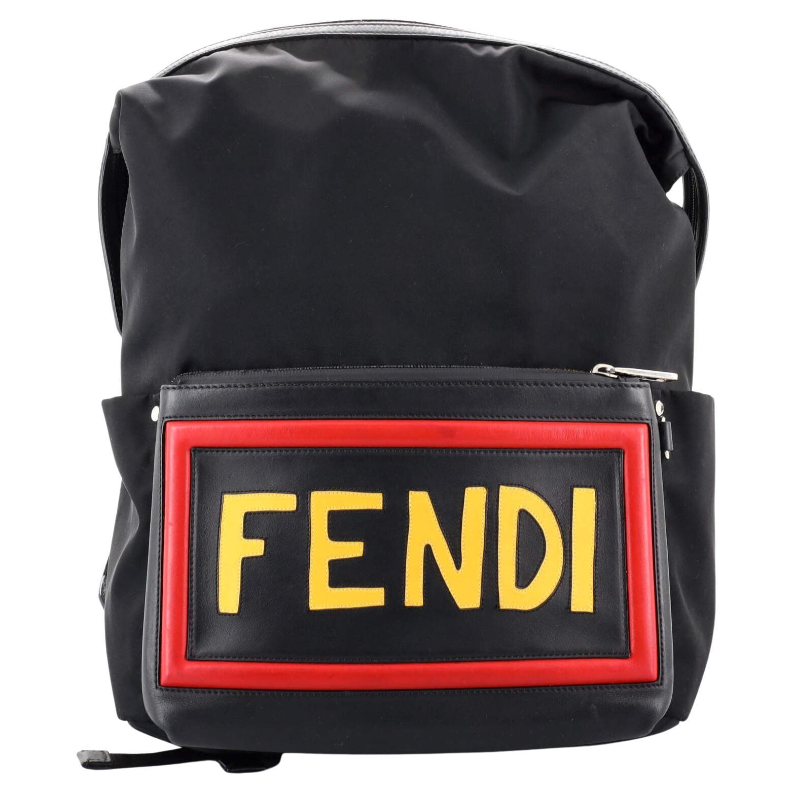 Fendi Vocabulary Backpack Nylon