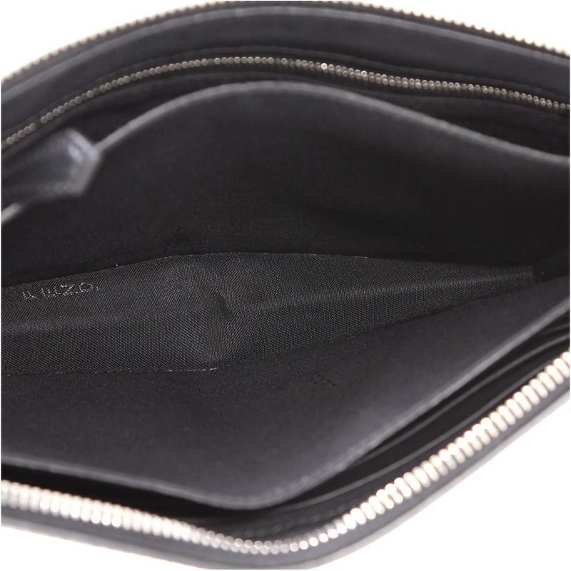 Women's or Men's Fendi Vocabulary Pouch Inlaid Leather Small
