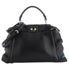 Fendi Wave Peekaboo Bag Leather Mini 