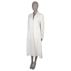 Chaqueta de lino encerado blanca de FENDI 2025, talla 40 S