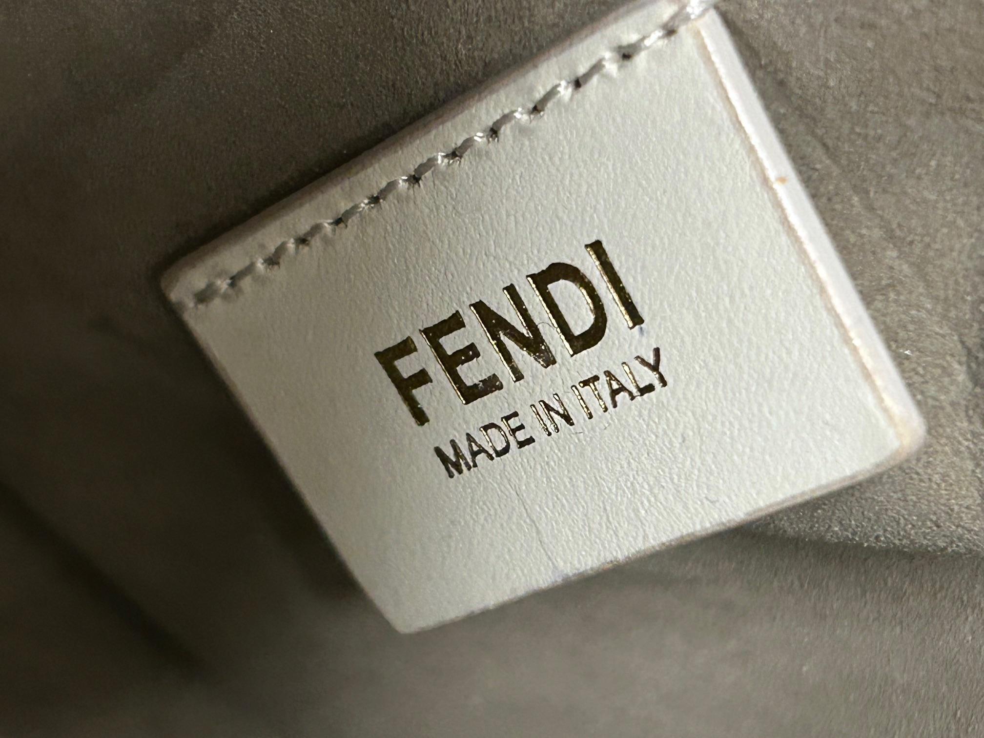 Fendi White 2jour bag For Sale 5