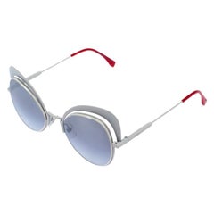 Fendi White/Black FF 0247/S Butterfly Sunglasses