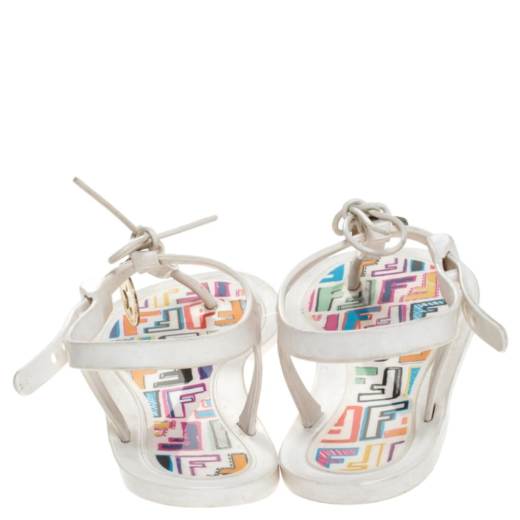 Fendi hotsell jelly sandals
