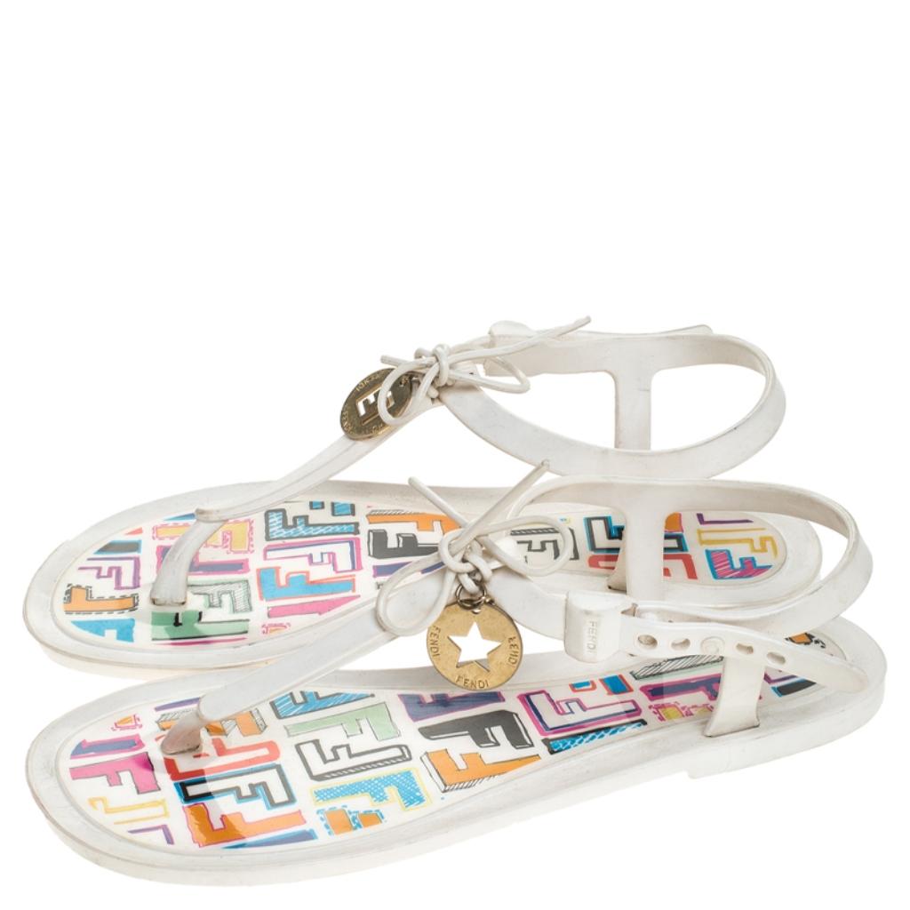 Fendi hotsell jelly sandals