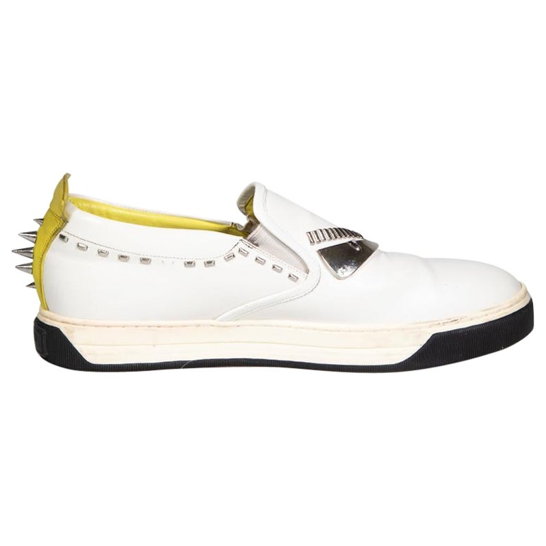 Baskets à clous argentés Fendi, taille UK 7,5
