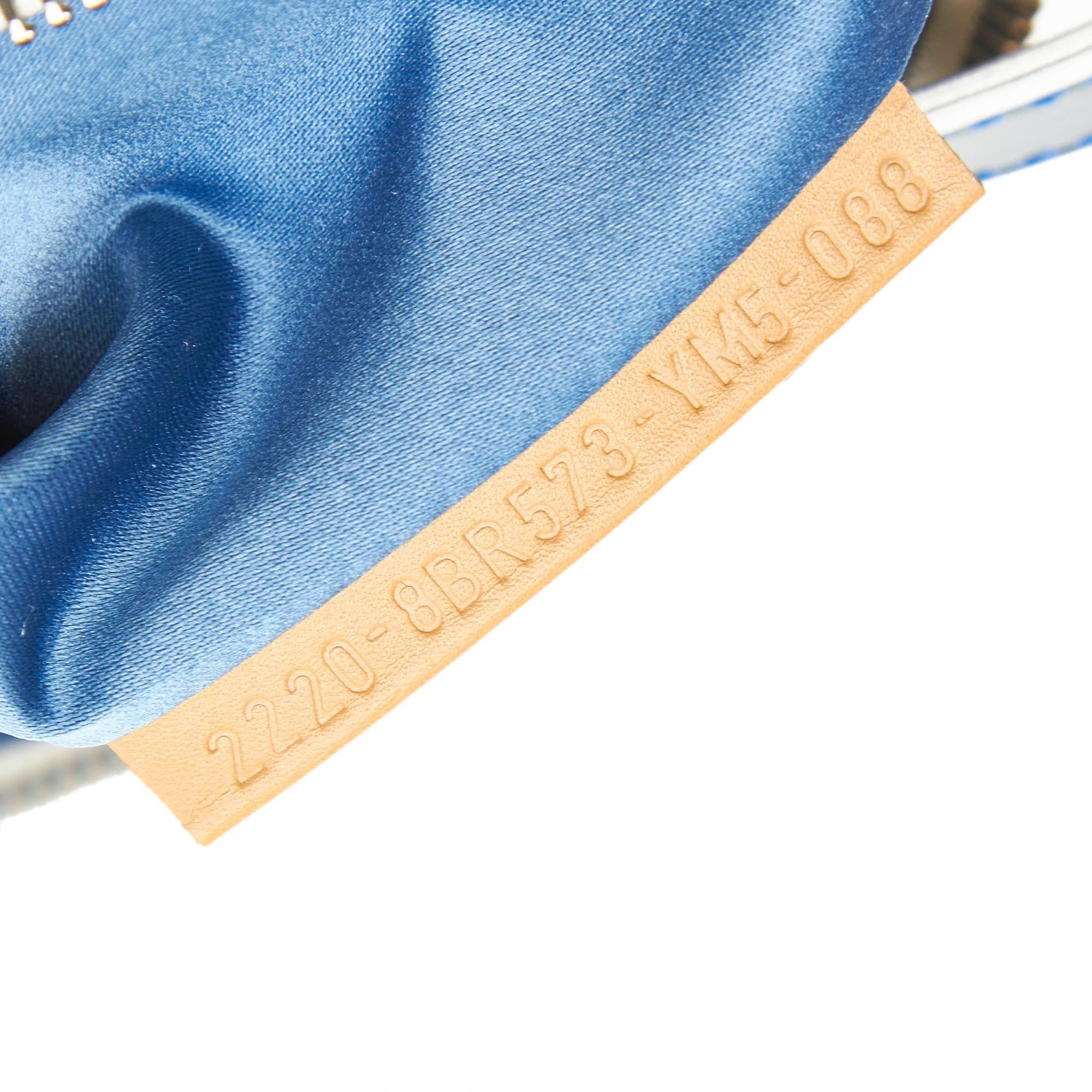 Fendi White Zucchino Canvas Baguette 2