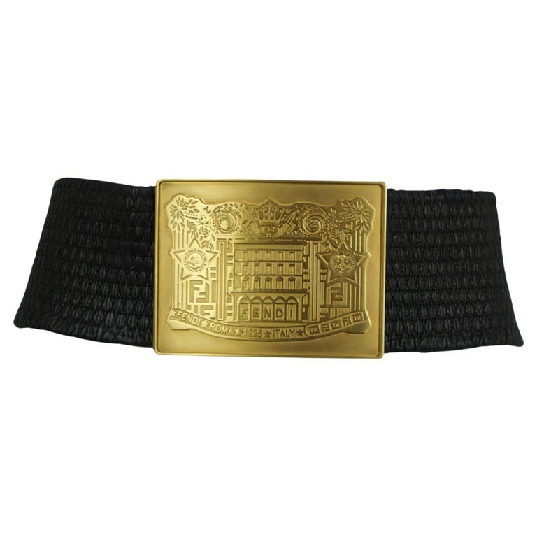 Fendi Wide Belt Gold Atelier Buckle 1925 at 1stDibs display picture 3