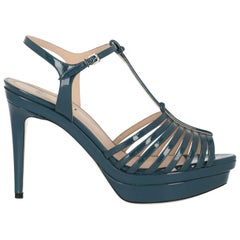 Fendi Woman Sandals Navy IT 38.5