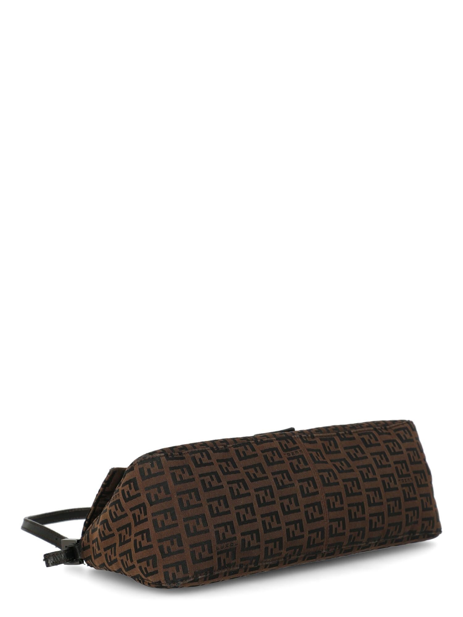 Fendi Woman Shoulder bag Baguette Black Fabric 1