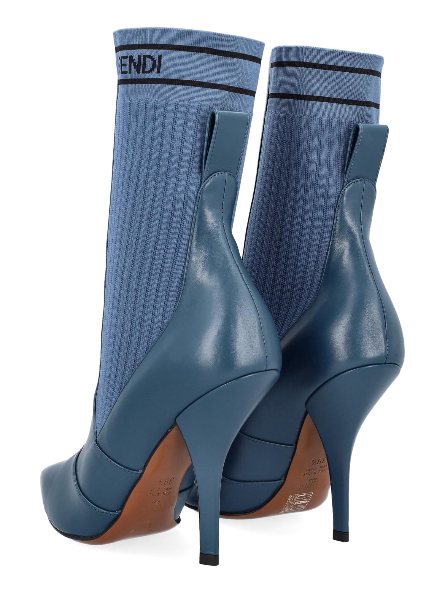 fendi blue boots