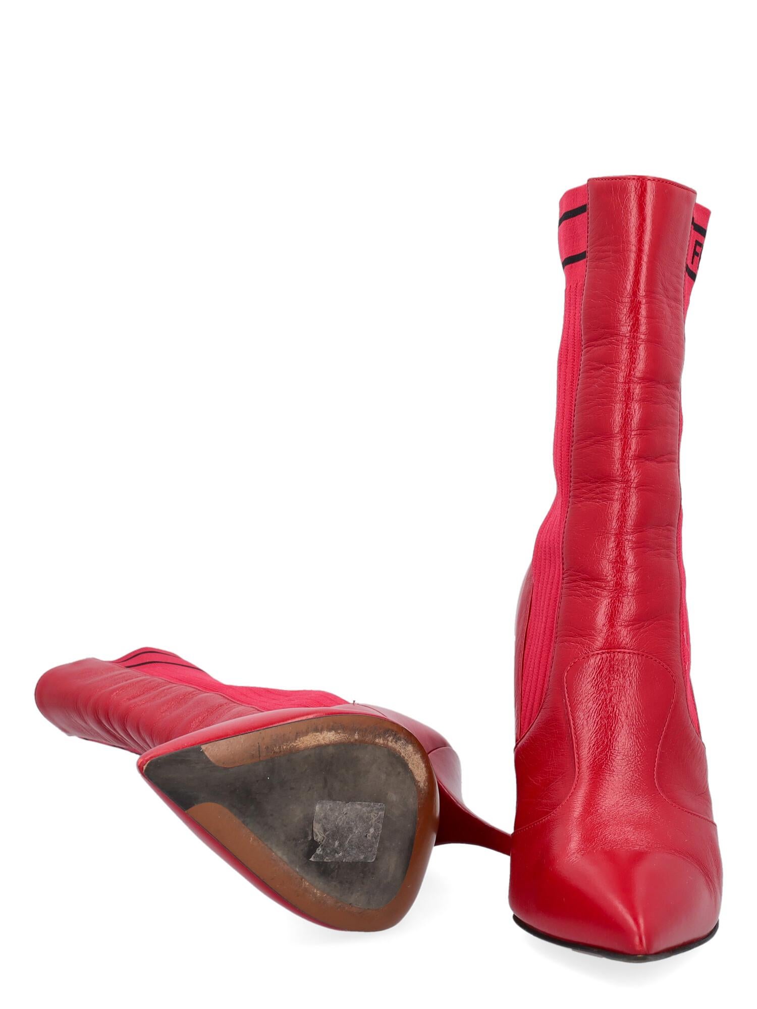 red fendi boots