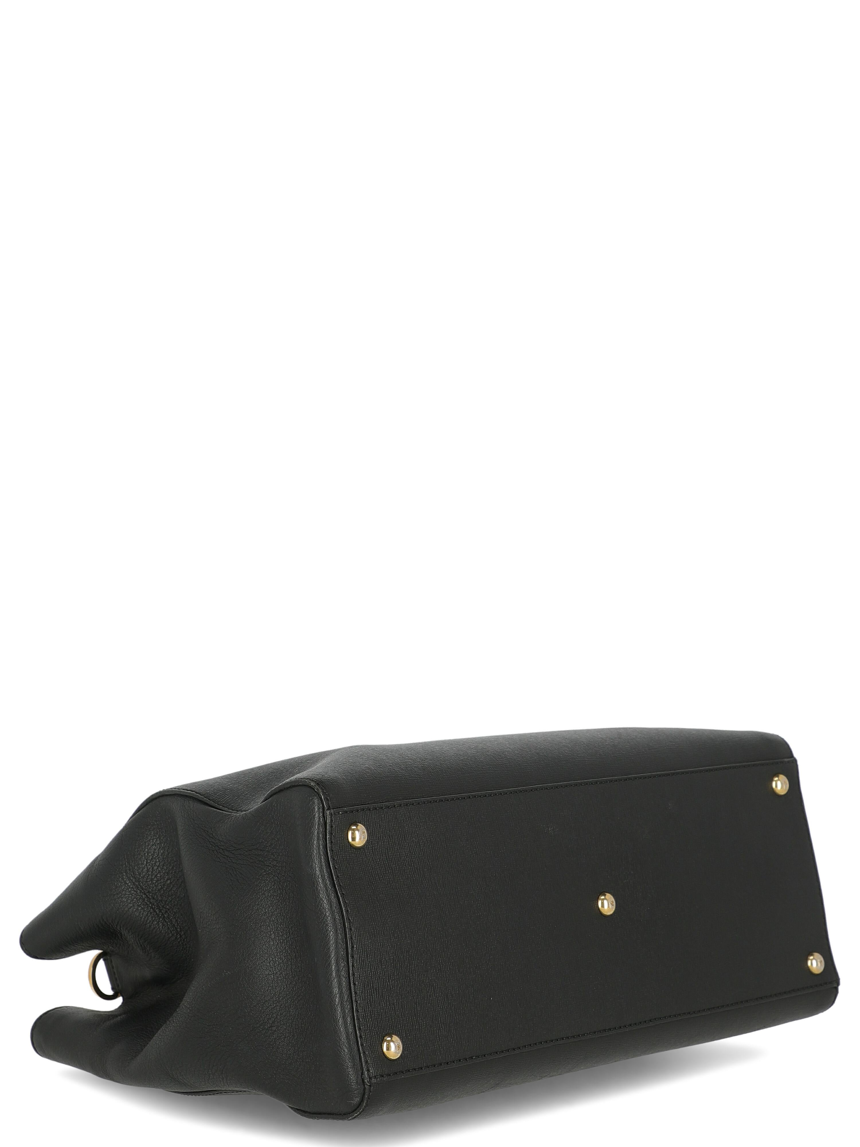 Women's Fendi Women  Handbags  2Jours Black Leather For Sale