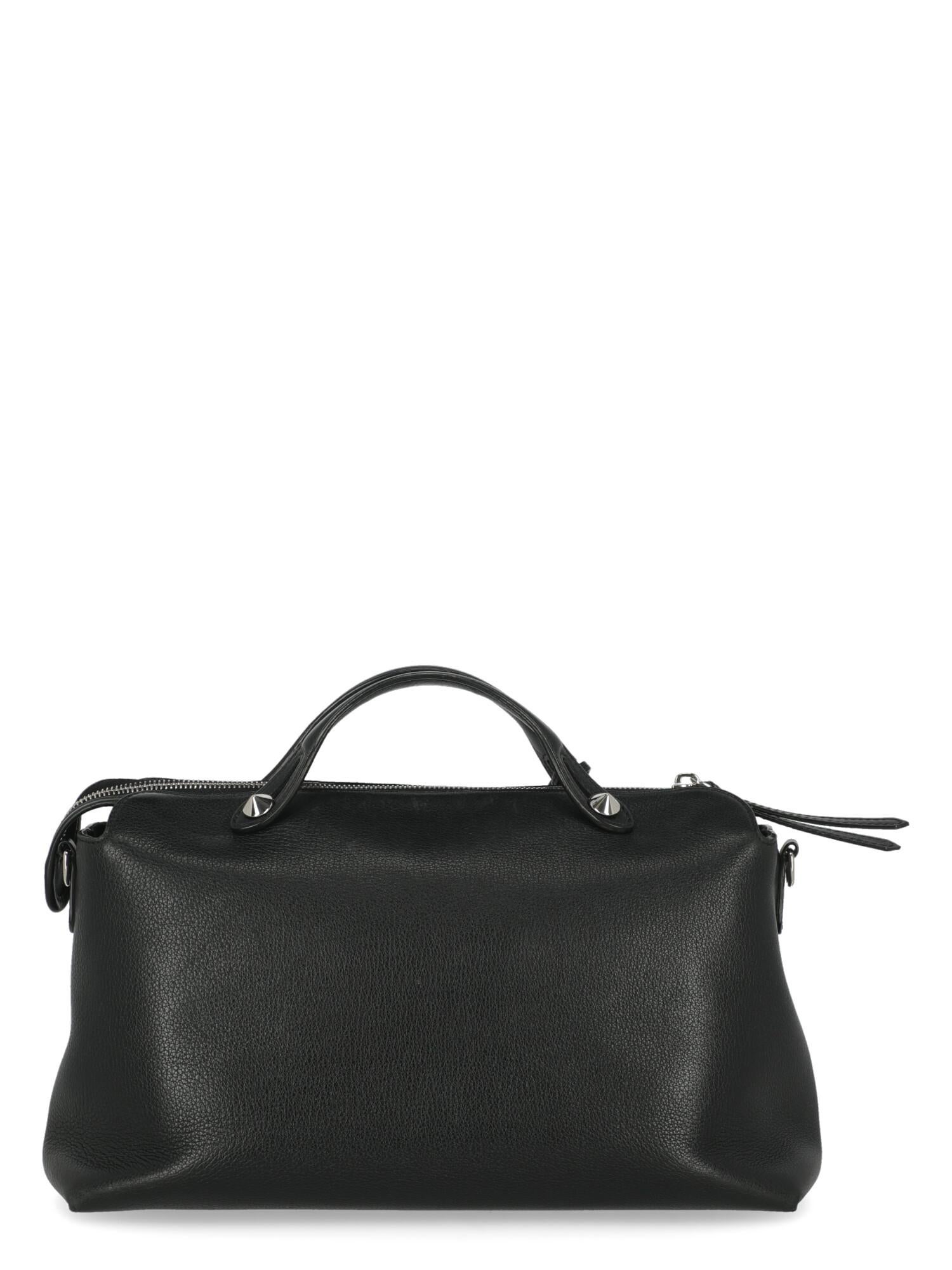 Women's Fendi Women  Handbags By The Way Black Leather For Sale