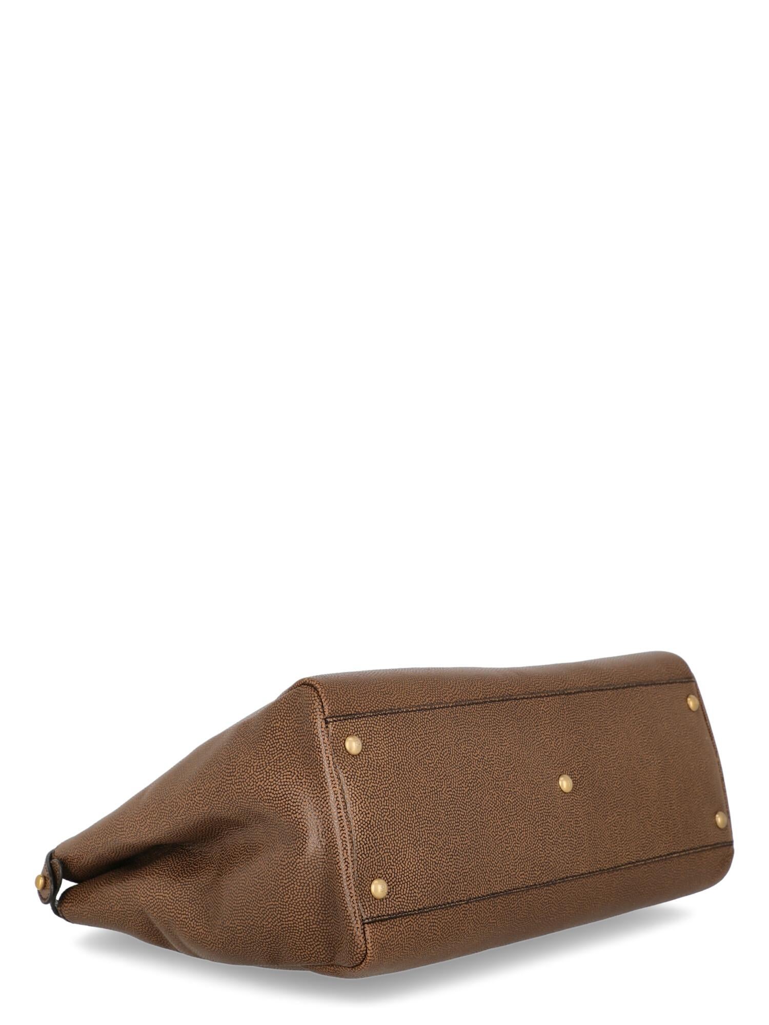 Fendi Women  Handbags  Peekaboo Brown Leather For Sale 1