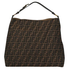 Fendi  Women   Shoulder bags   Brown Fabric