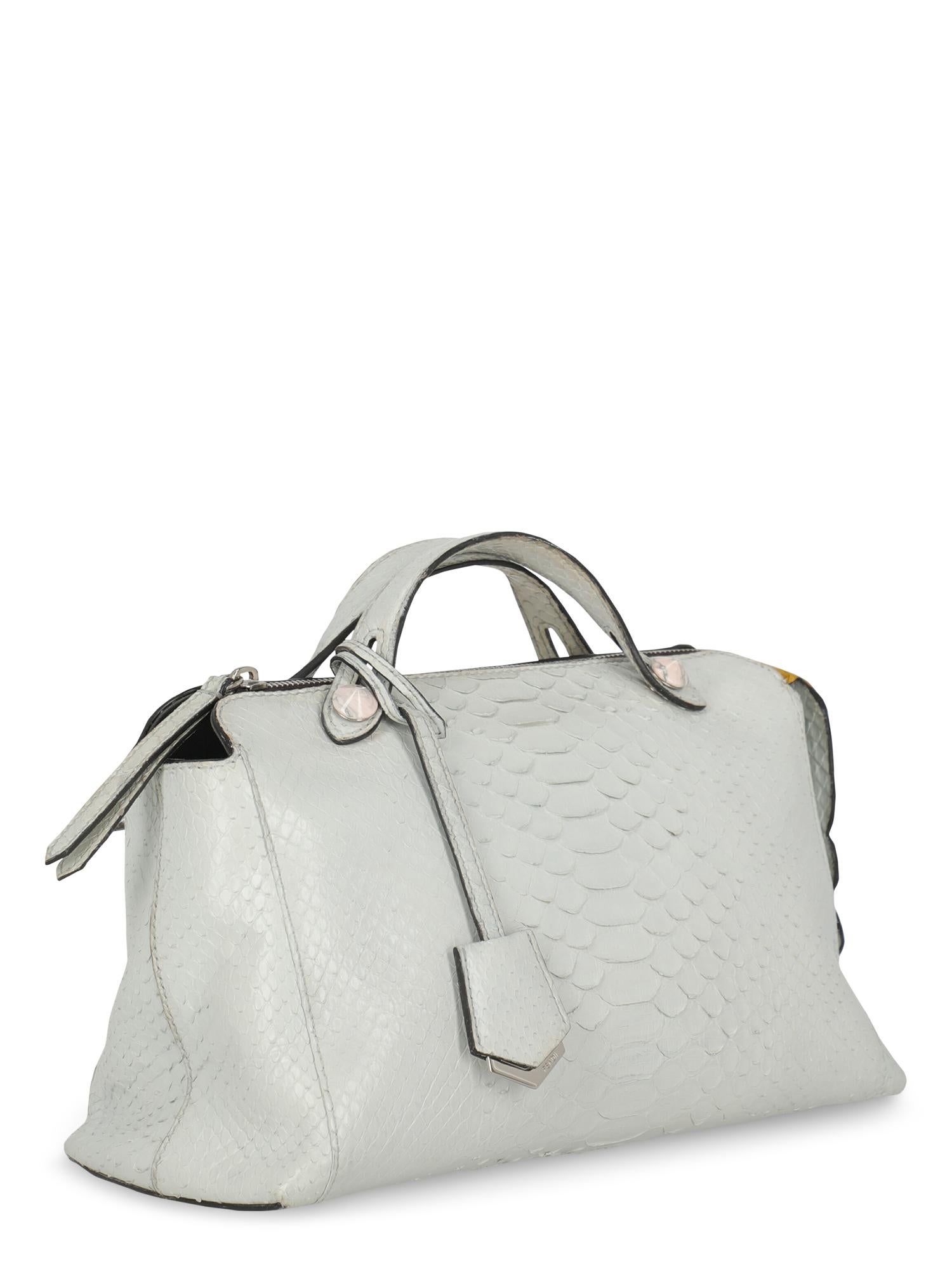 Gray Fendi Women Shoulder bags By The Way Grey Leather For Sale