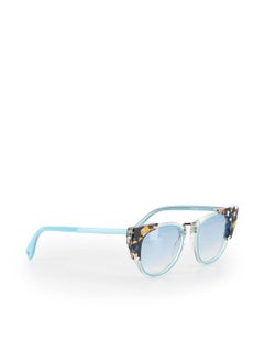 Fendi Women's Blue Terrazzo Cat Eye Sunglasses