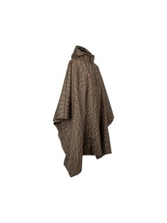 Fendi Women's Brown FF Monogram Waterproof Cape
