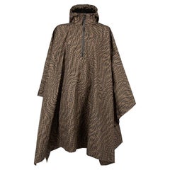 Fendi Women's Brown FF Monogram Waterproof Cape